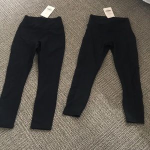 Fabletics high waisted black leggings